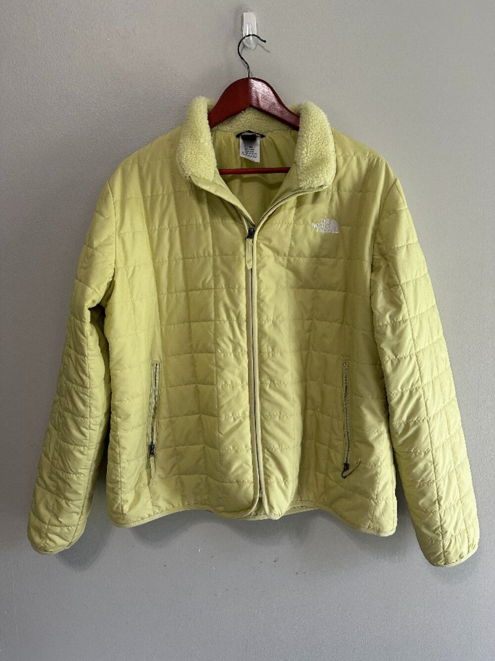 The North Face Womens Junction Insulated Jacket XL Yellow Extra Large Coat